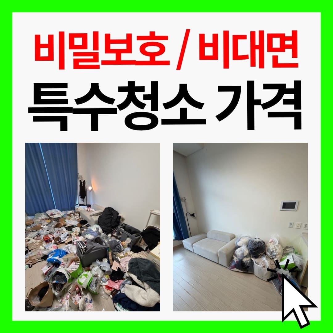 우아한정리 특수청소알바