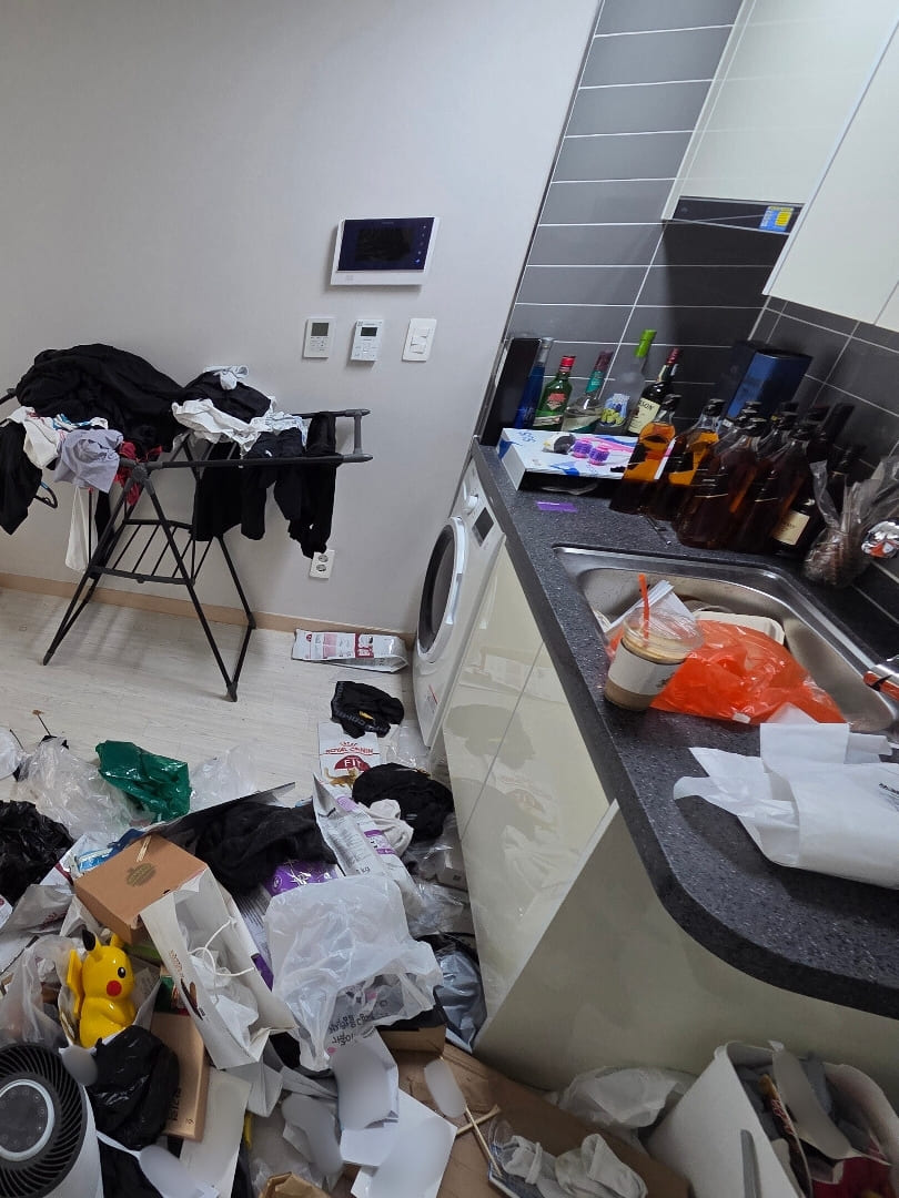 싱크대 쓰레기집특수청소