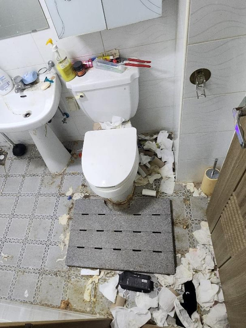 전북 남원시 도통동, 쓰레기집 청소 후 새 삶 시작 작업전 이미지