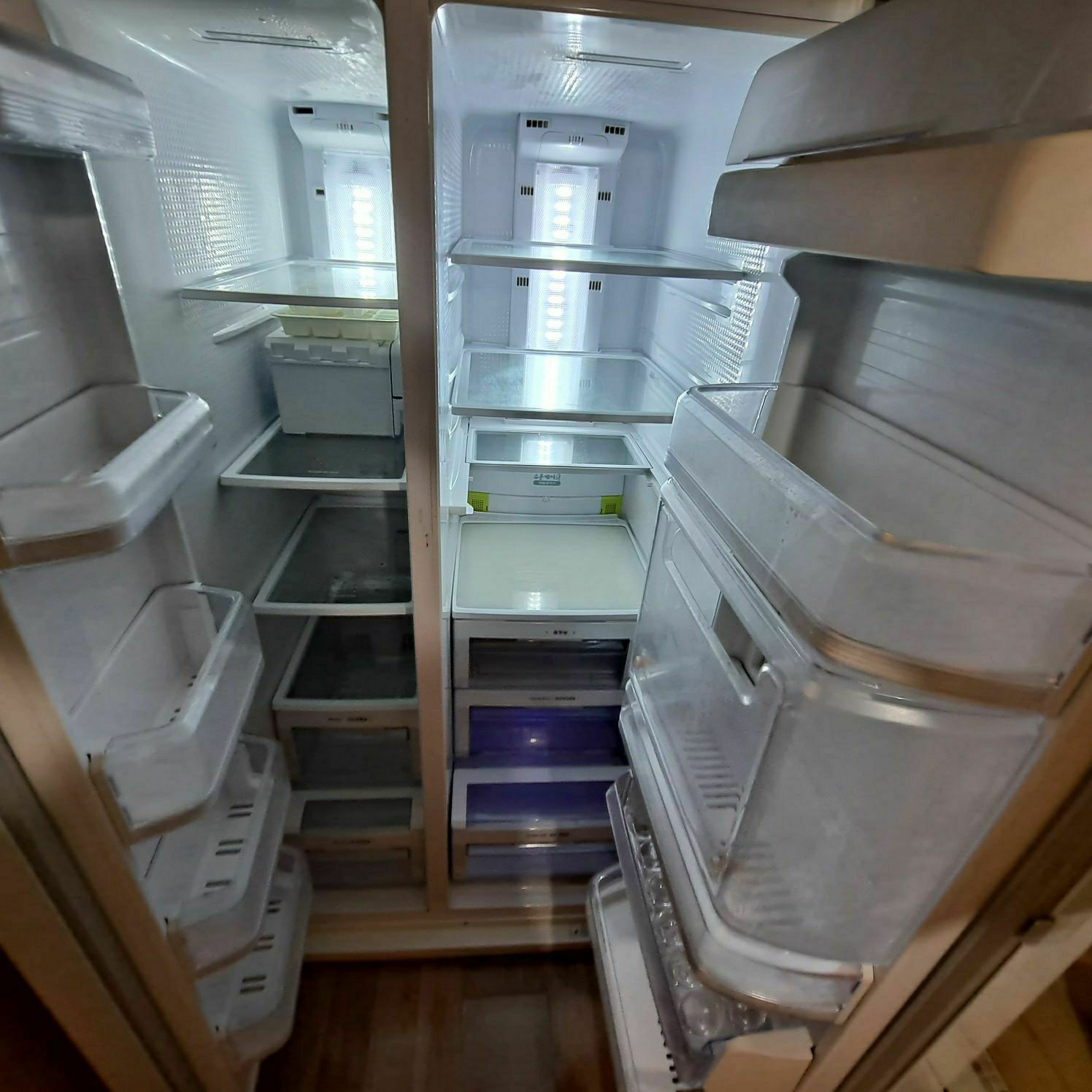 쓰레기집청소 후 냉장고사진