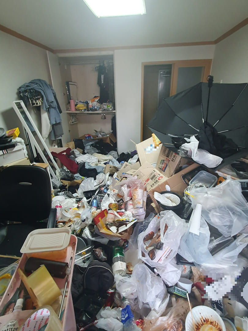 광주 쓰레기집