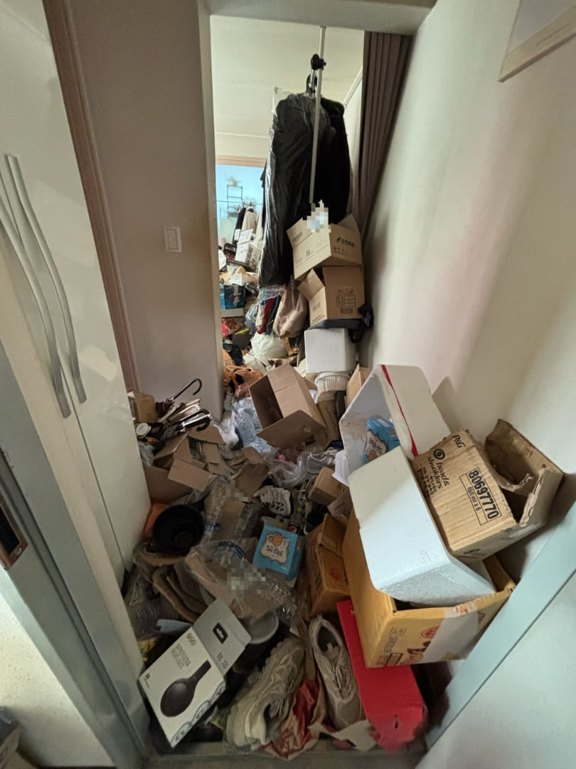 동대문구 회기동, 쓰레기수거 해결책 여기! 작업전 이미지