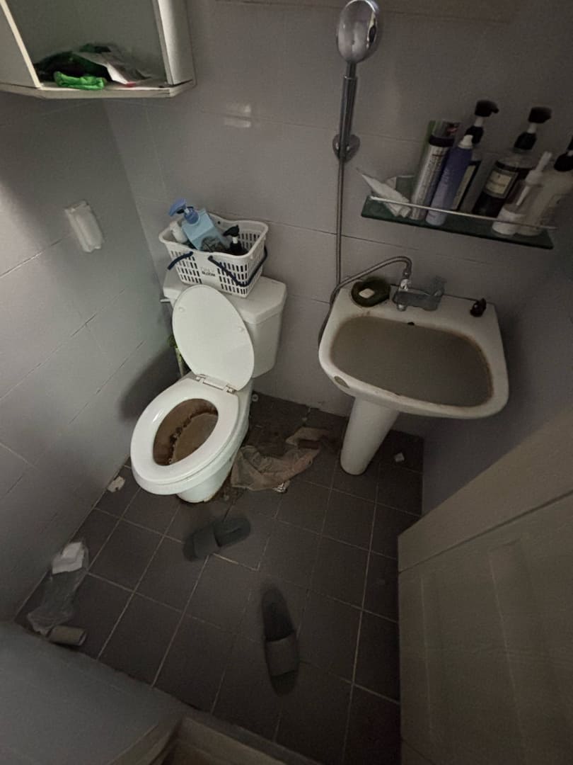 전북 남원시 도통동, 쓰레기집 청소 후 새 삶 시작 작업전 이미지