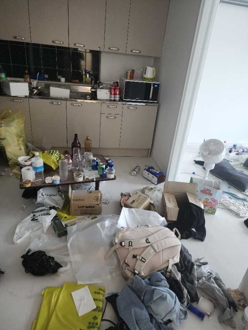 부엌 쓰레기집청소명장