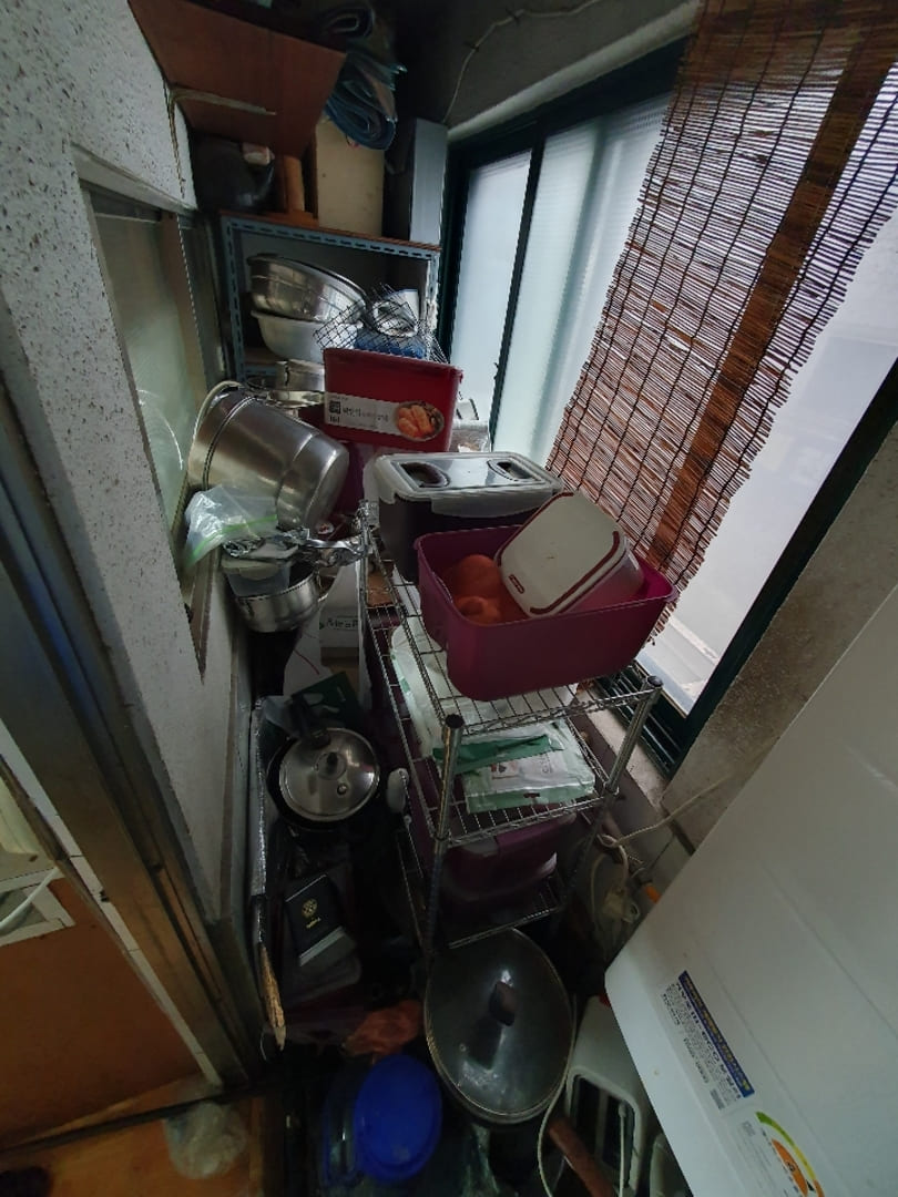 수원 가정폐기물 베란다