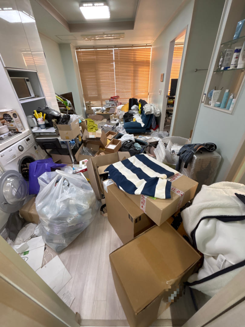 서울 종로구 견지동 집쓰레기수거, 편리하게 처리하세요! 작업전 이미지