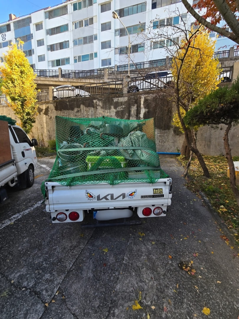 우아한정리 부산 이사 폐기물 차량 수거 처리