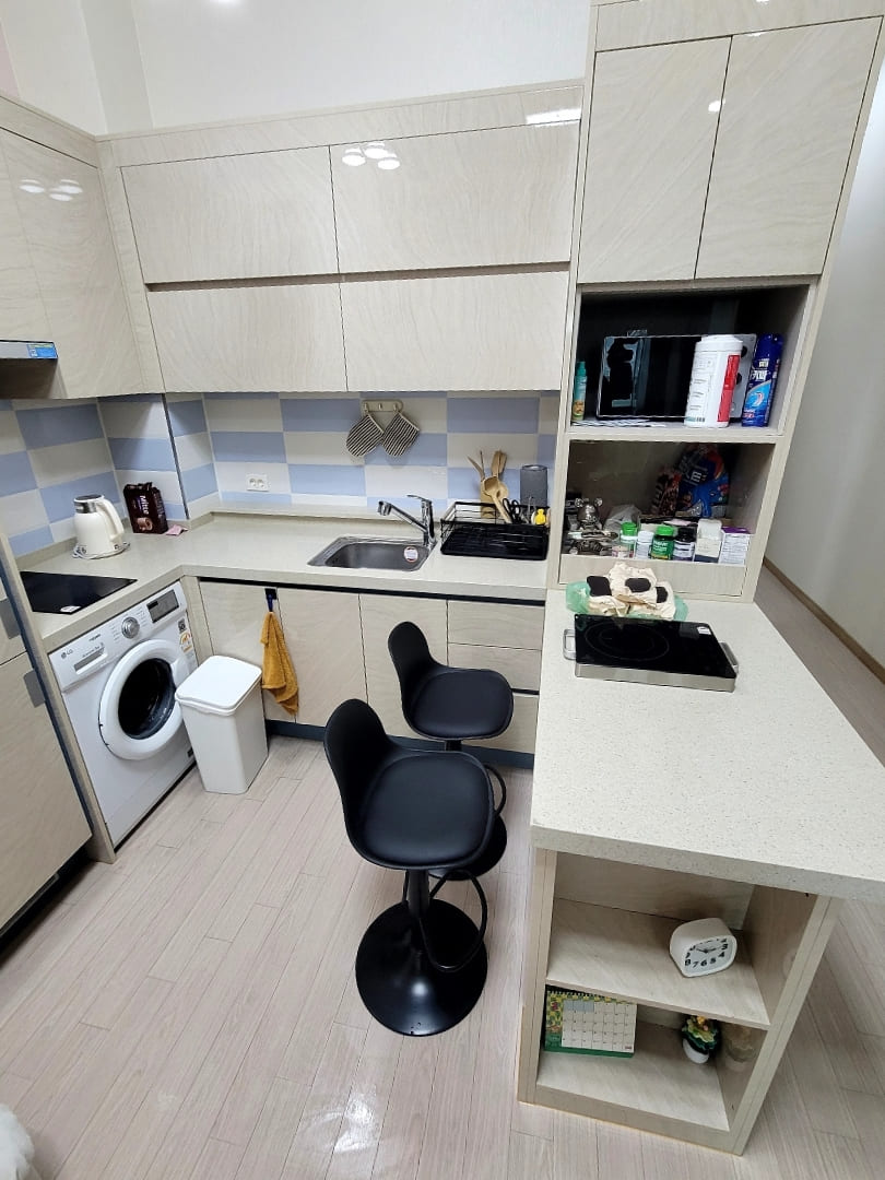 부엌 쓰레기집 청소