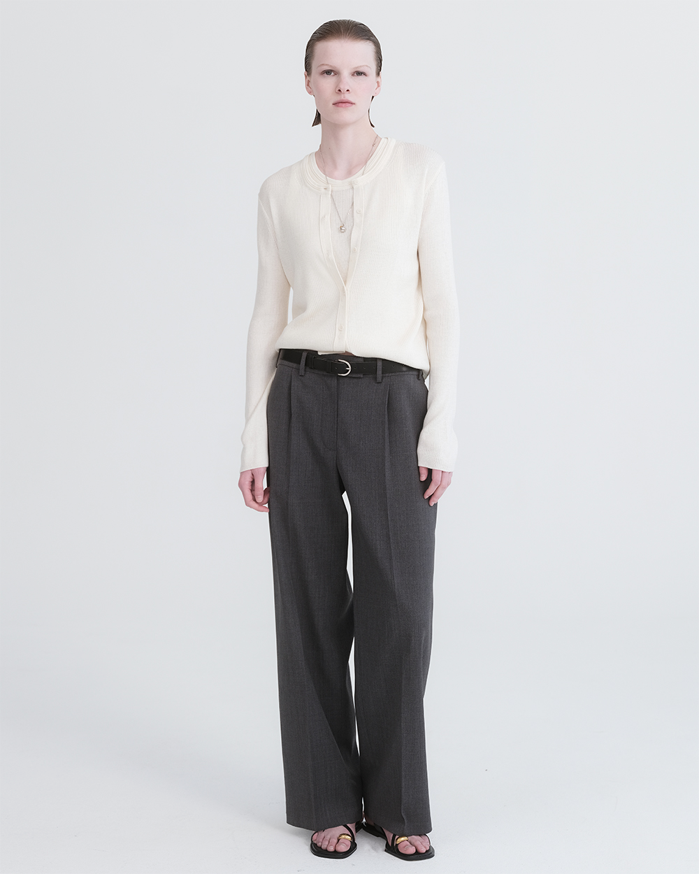 Silk Touch Ribbed Knit Cardigan in 3 colors