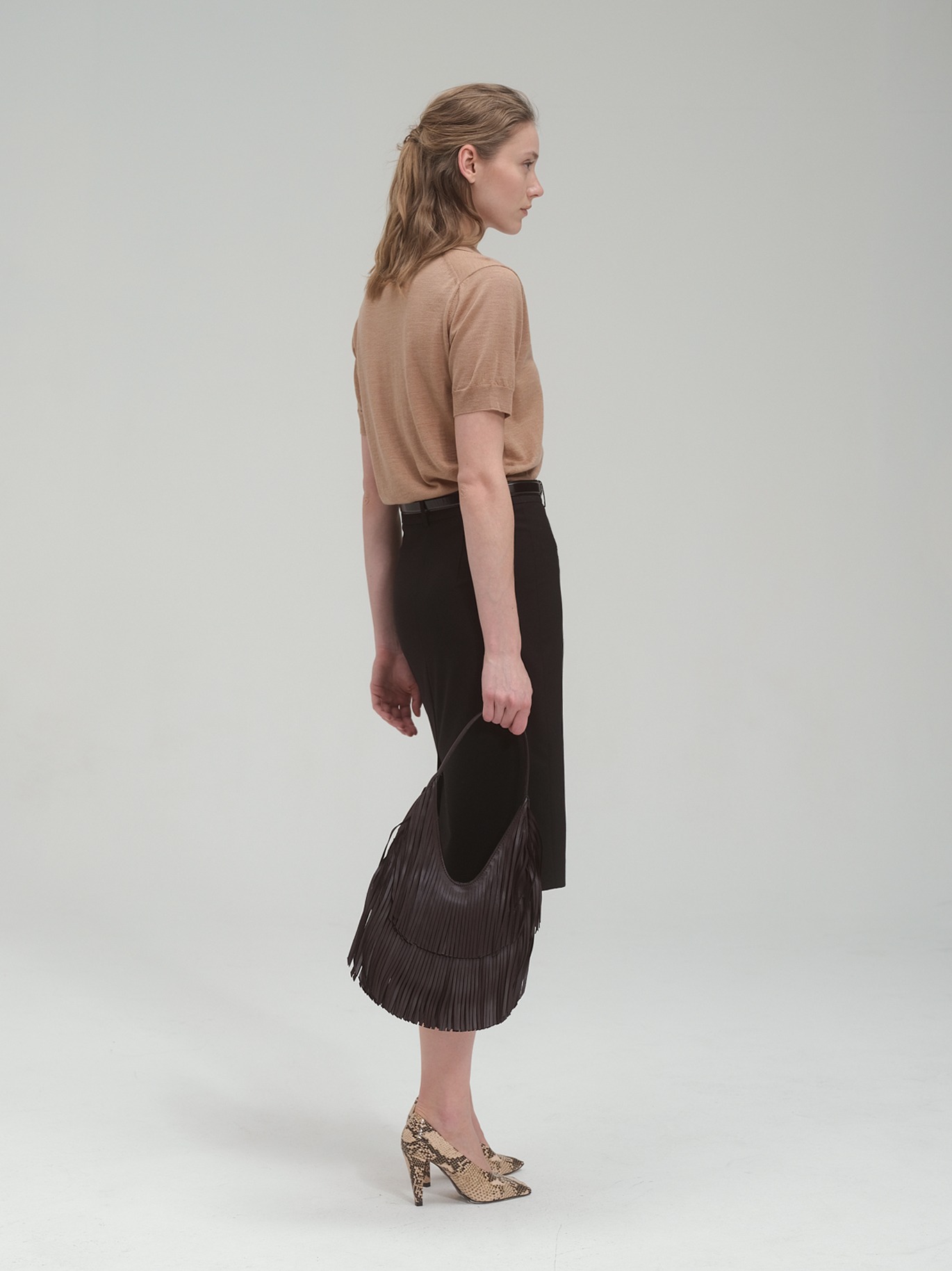 Fine Yarn Collar Summer Sweater_3 colors