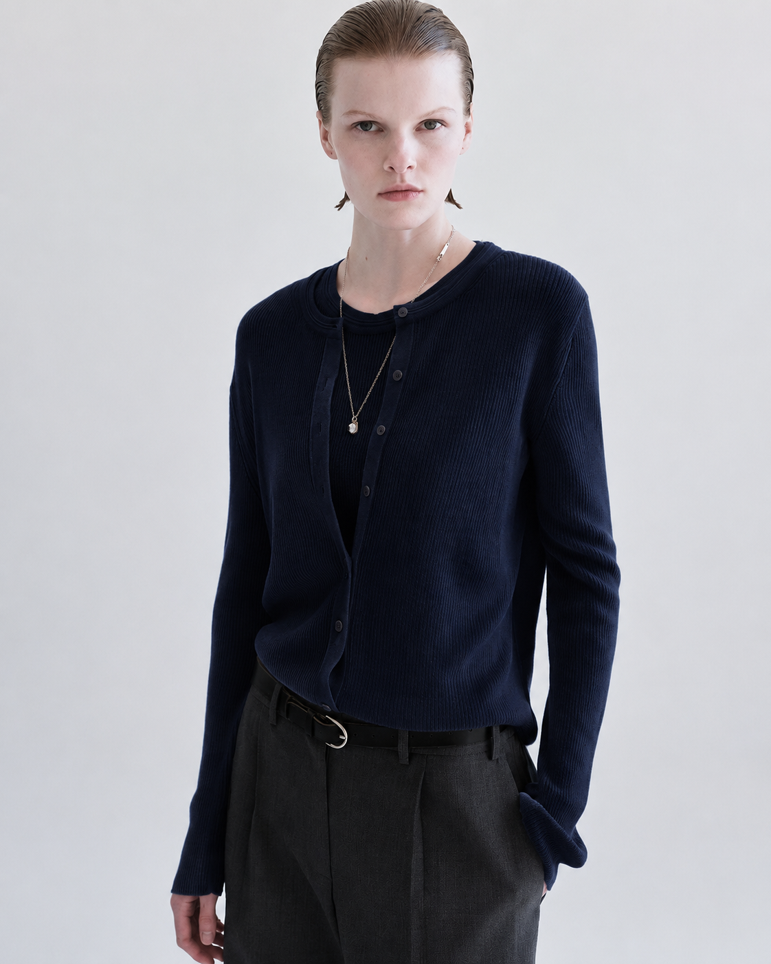 Silk Touch Ribbed Knit Cardigan in 4 colors