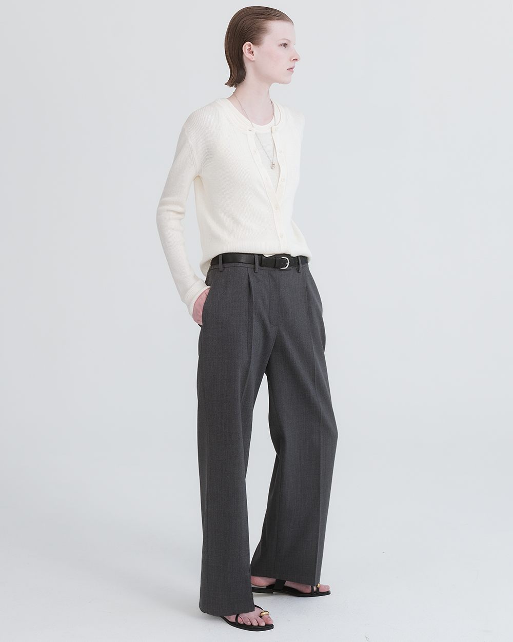 Silk Touch Ribbed Knit Cardigan in 3 colors