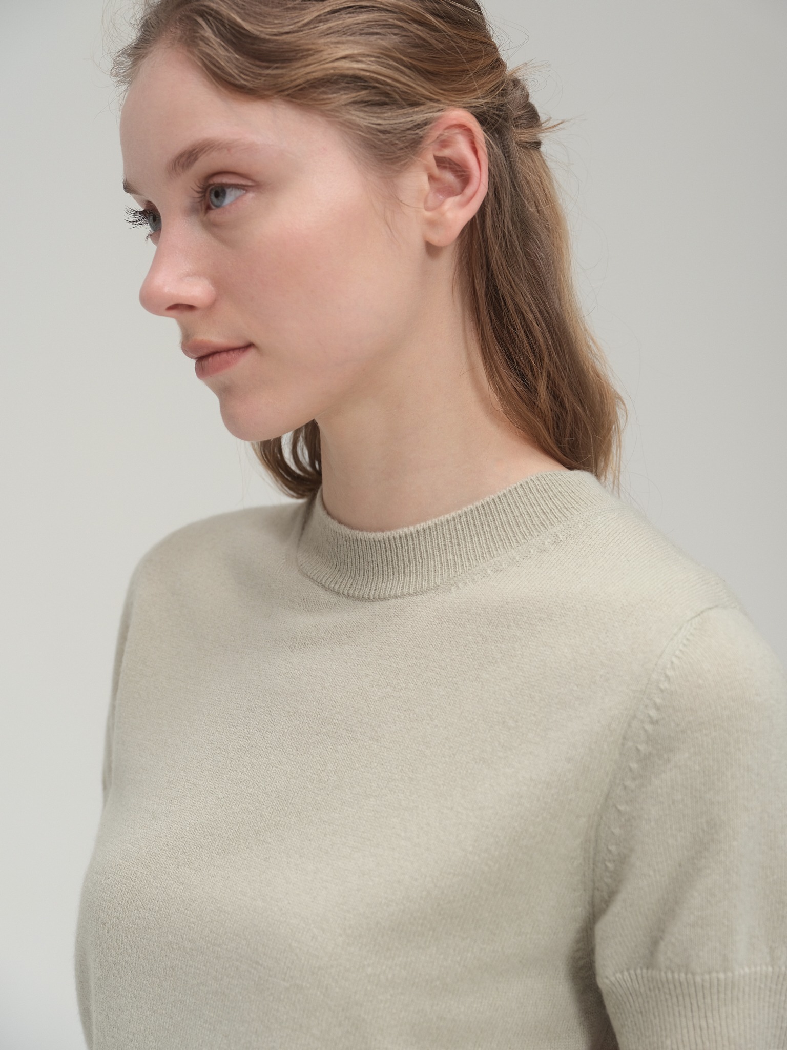[9th] 100% Pure Cashmere Signature Crewneck Sweater_5 colors