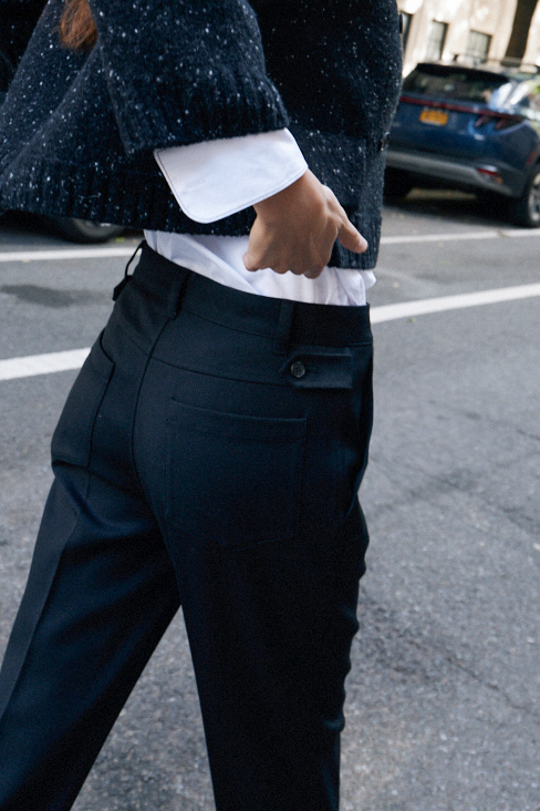 Tailored Straight Fit Trouser_Black