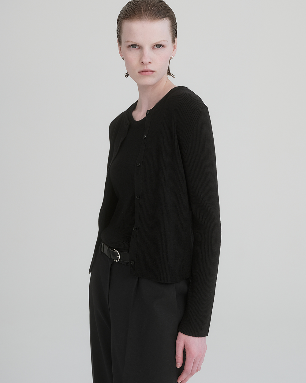 Silk Touch Ribbed Knit Cardigan in 3 colors