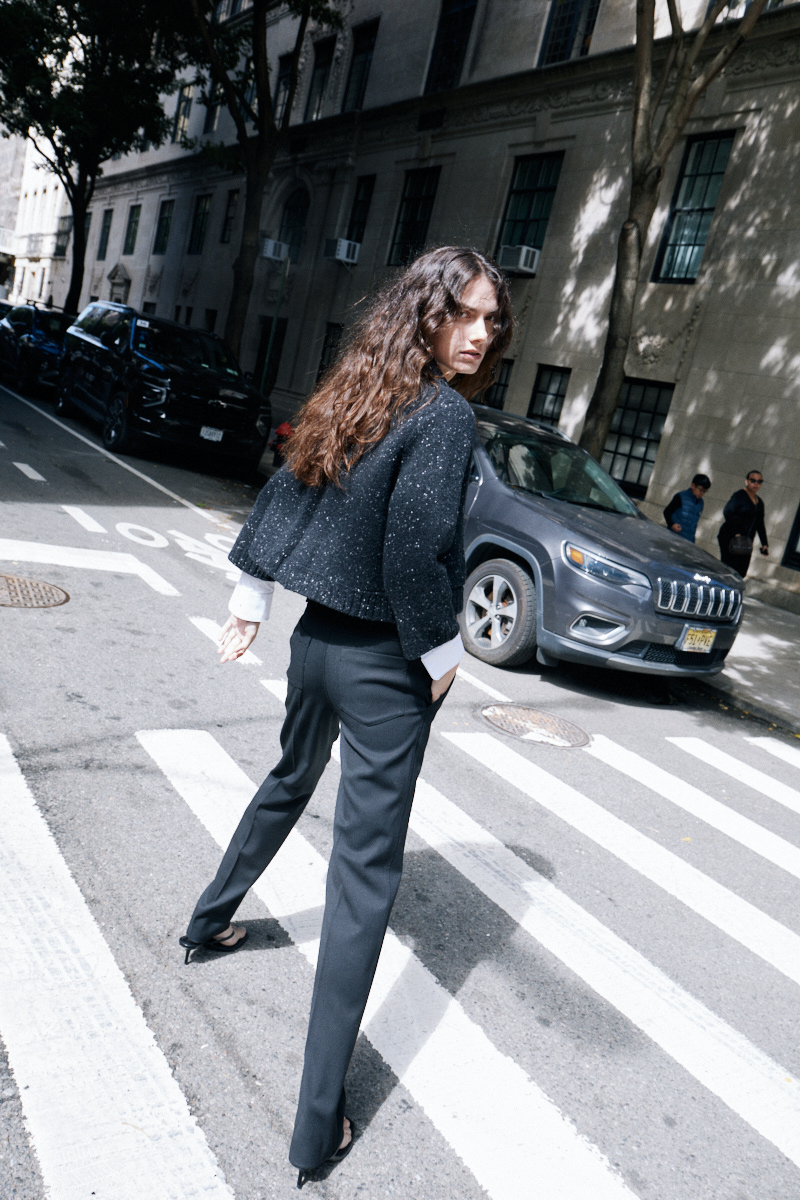 Tailored Straight Fit Trouser_Black