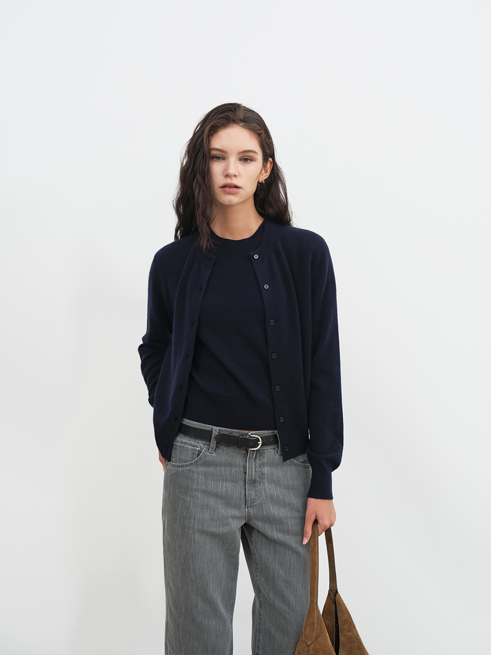 [9th] 100% Pure Cashmere Signature Cardigan_5 colors