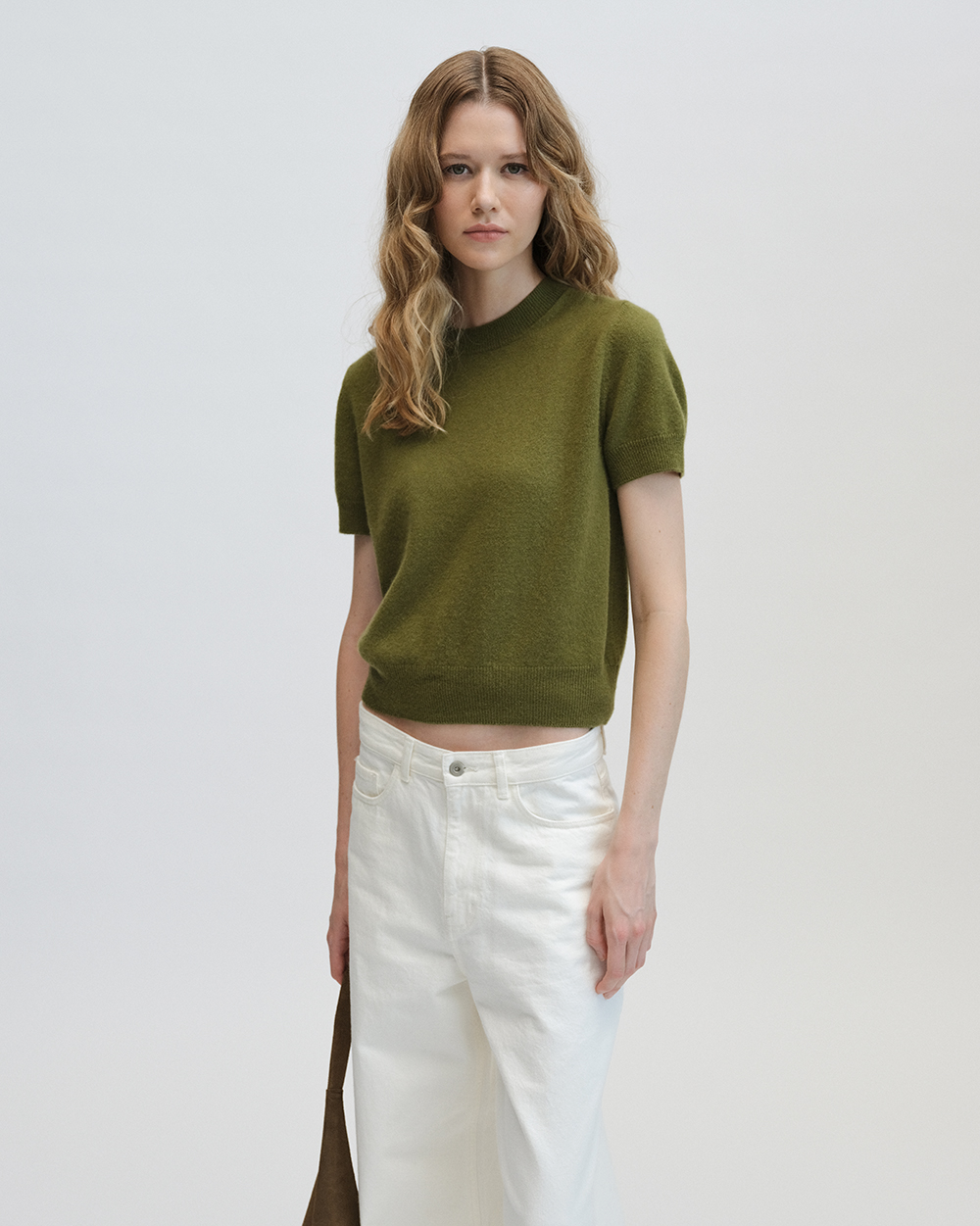 [9th] 100% Pure Cashmere Signature Crewneck Sweater_5 colors