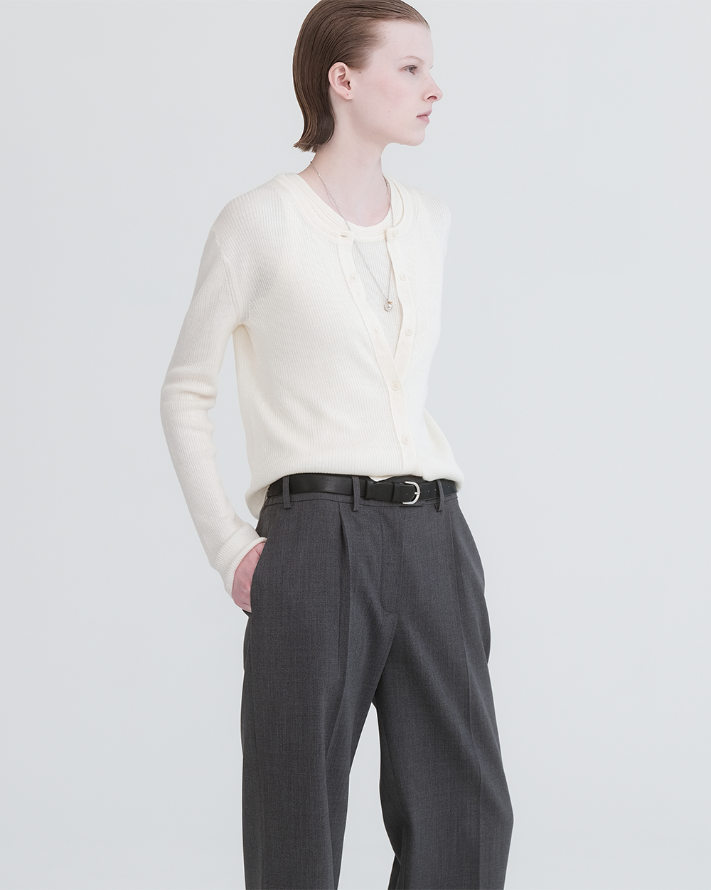 Silk Touch Ribbed Knit Cardigan in 3 colors