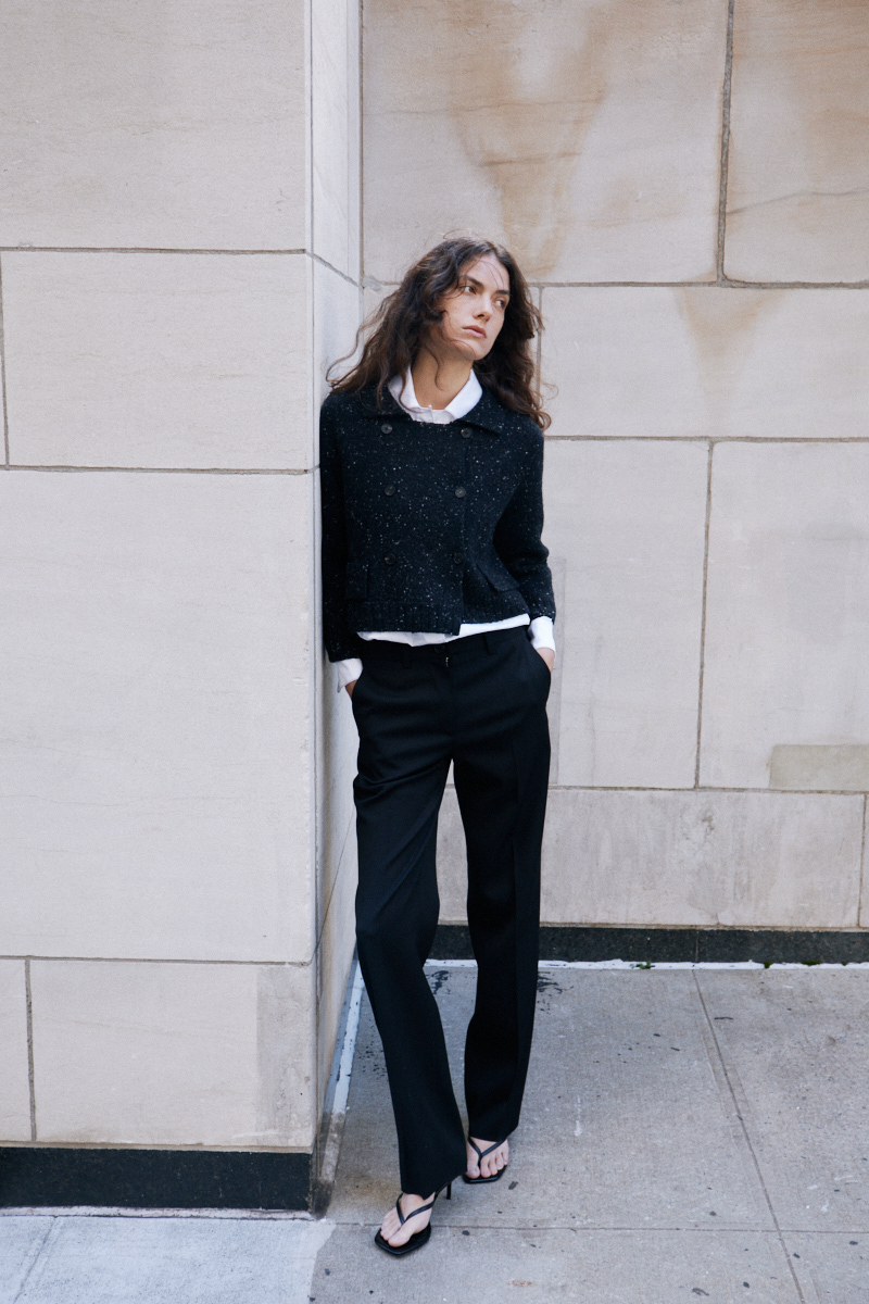 Tailored Straight Fit Trouser_Black