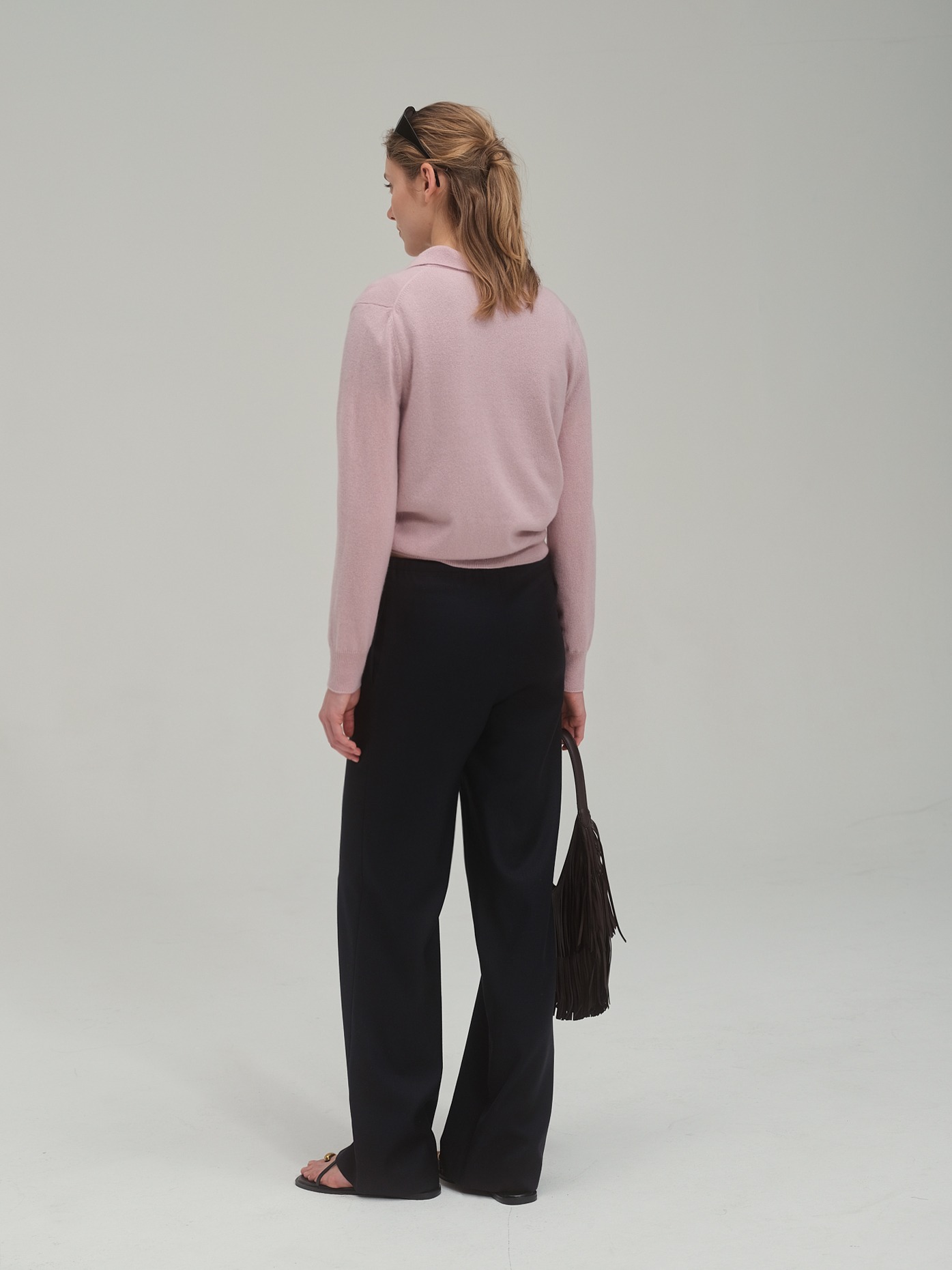 100% Pure Cashmere Shirt Cardigan_3 Colors