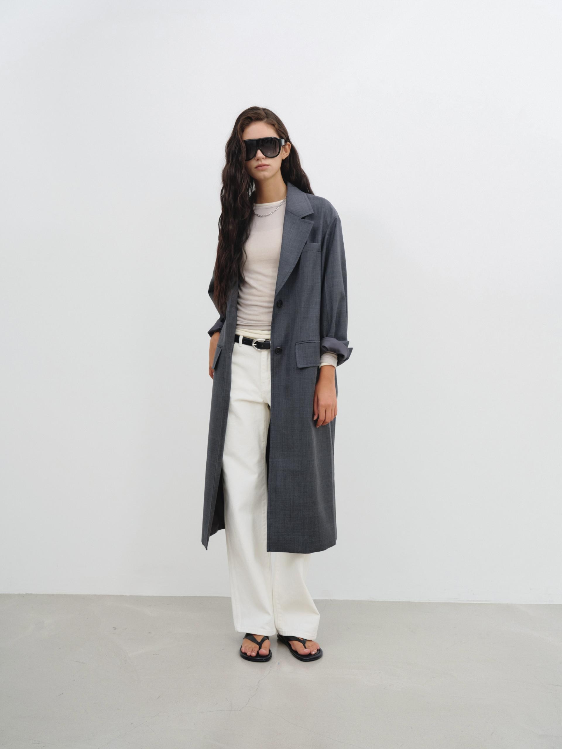 Cashmere Touch Long Sleeve T shirt_Cream