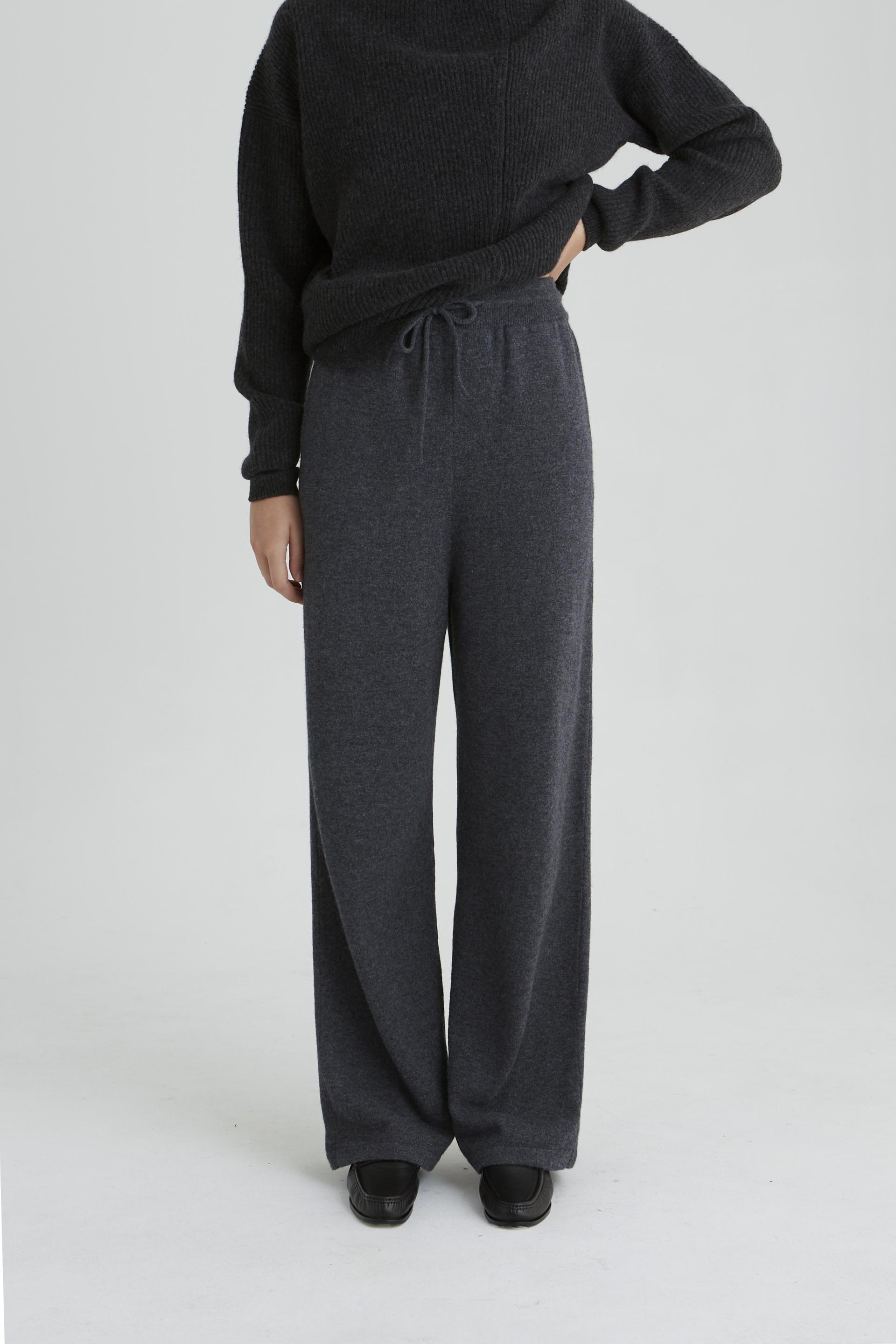 [4th] Knit trouser in Cashmere and Merino wool_3 colors