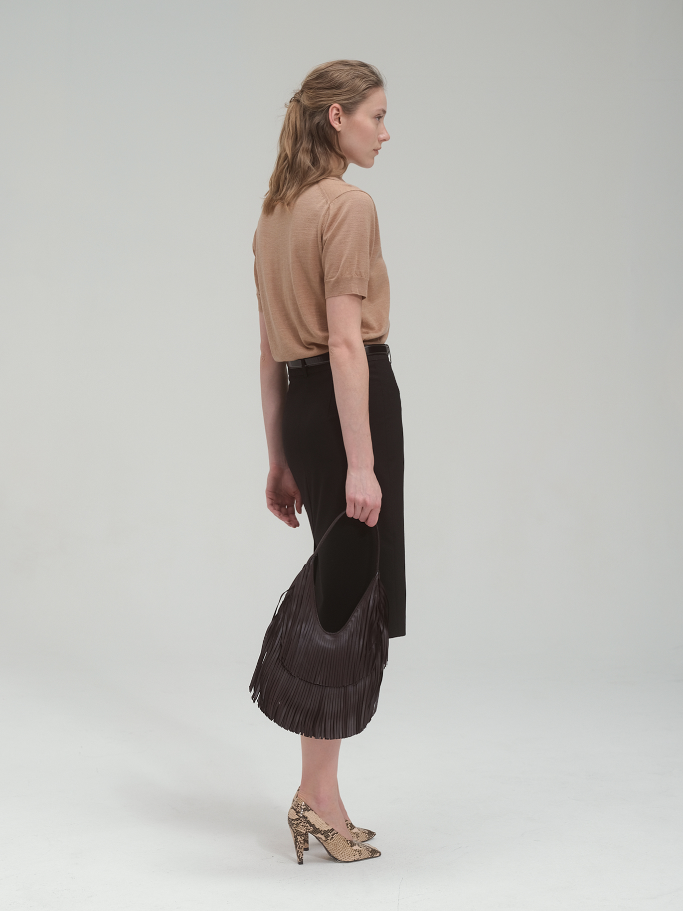 Fine Yarn Collar Summer Sweater_3 colors