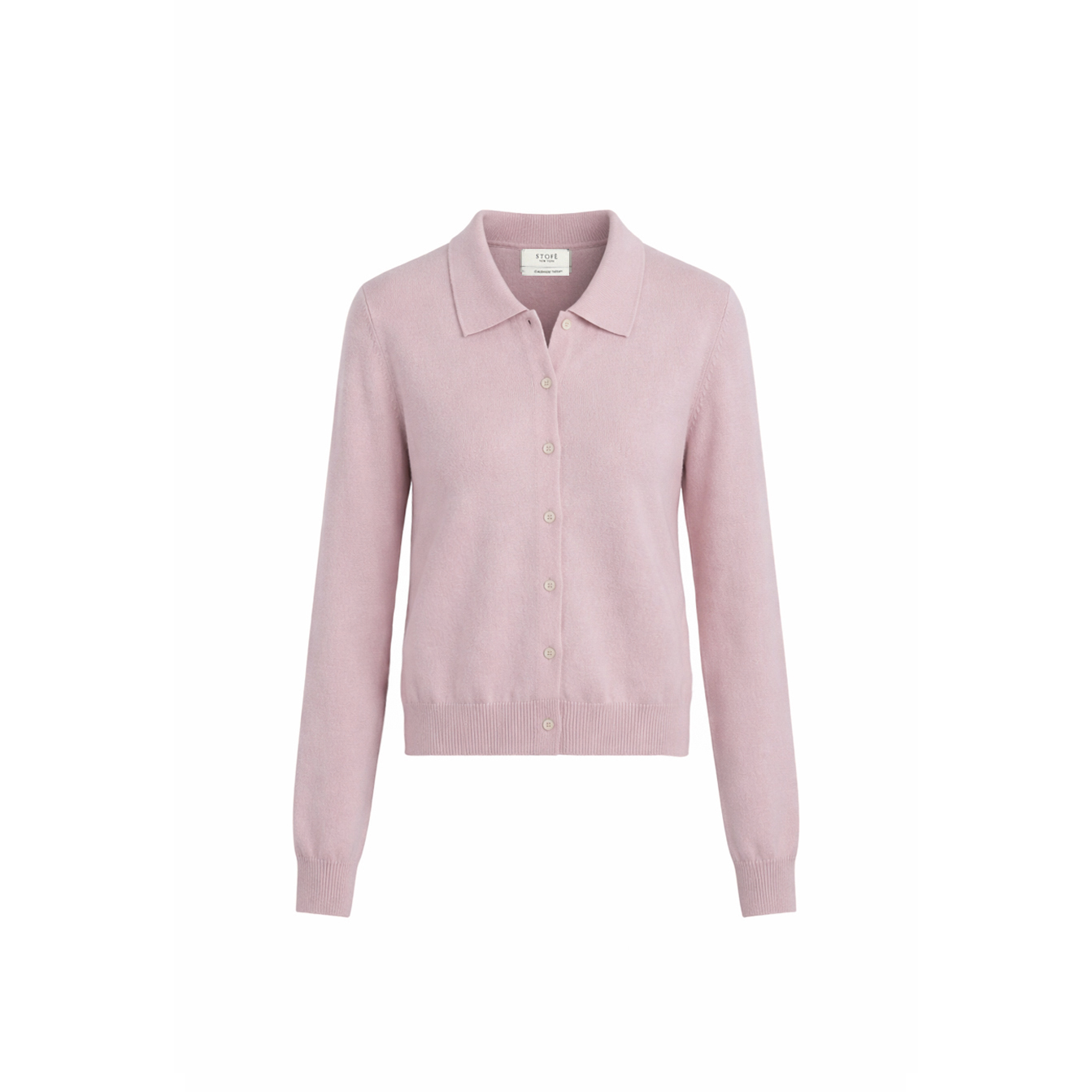 100% Pure Cashmere Shirt Cardigan_4 Colors