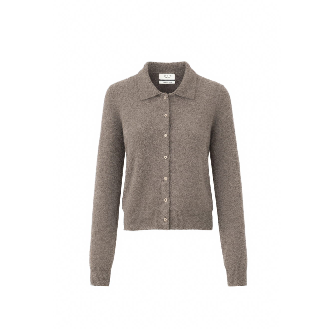 100% Pure Cashmere Shirt Cardigan_4 Colors
