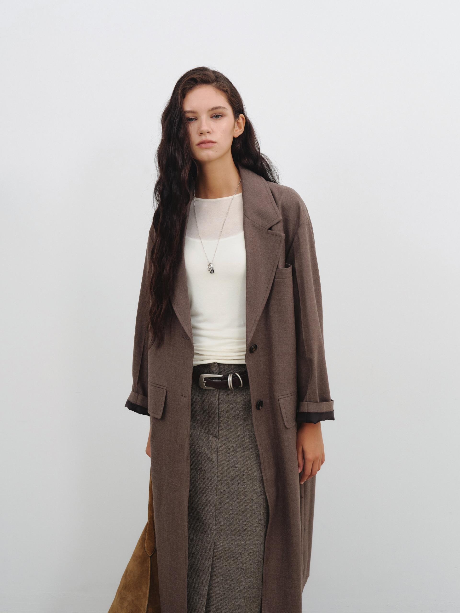 Cashmere Touch Long Sleeve T shirt_Cream