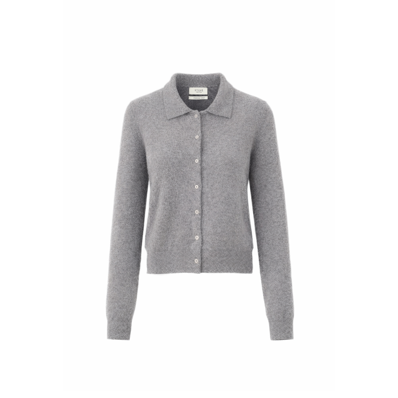 100% Pure Cashmere Shirt Cardigan_4 Colors