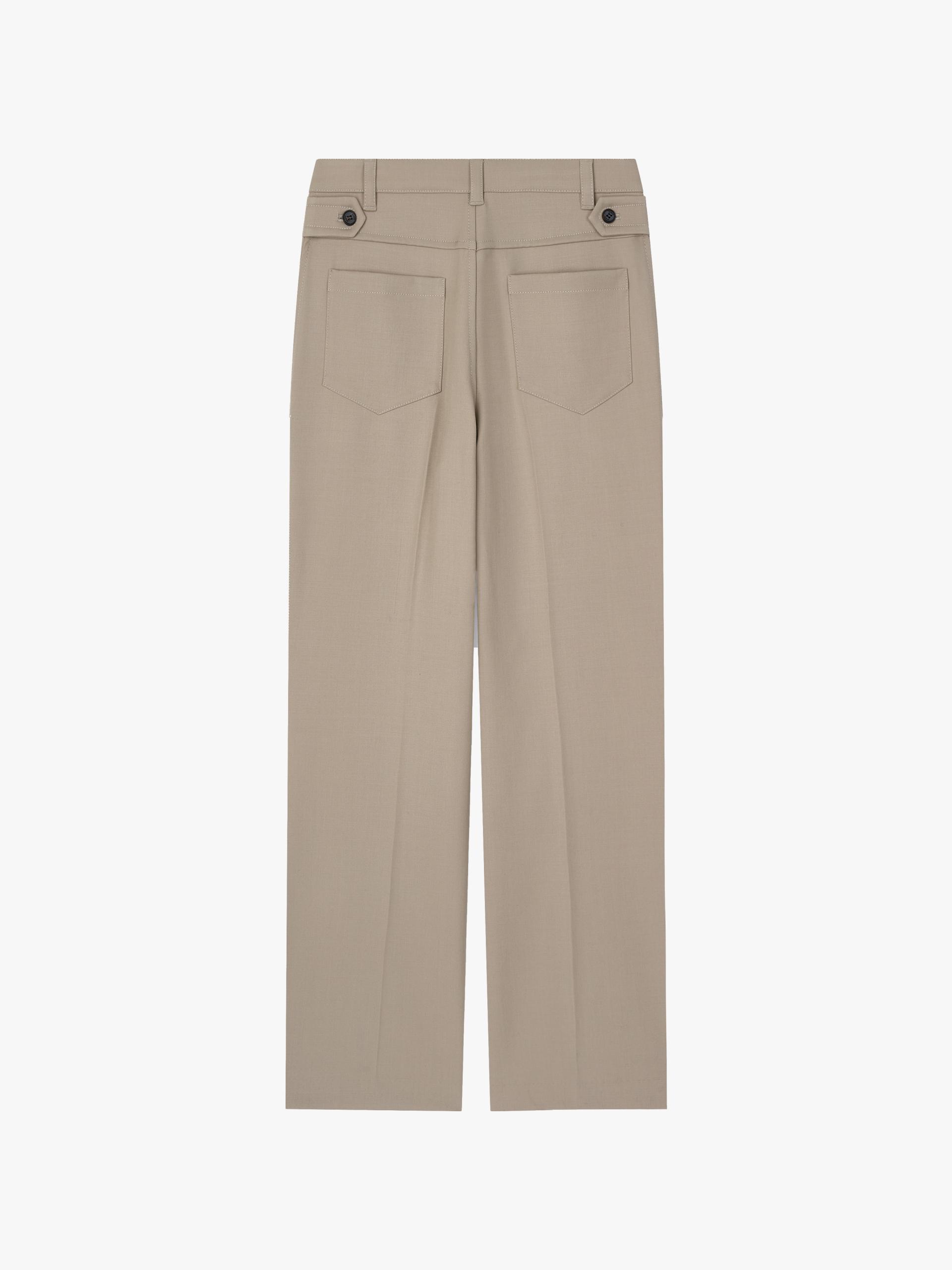 Tailored Straight Fit Trouser_Beige