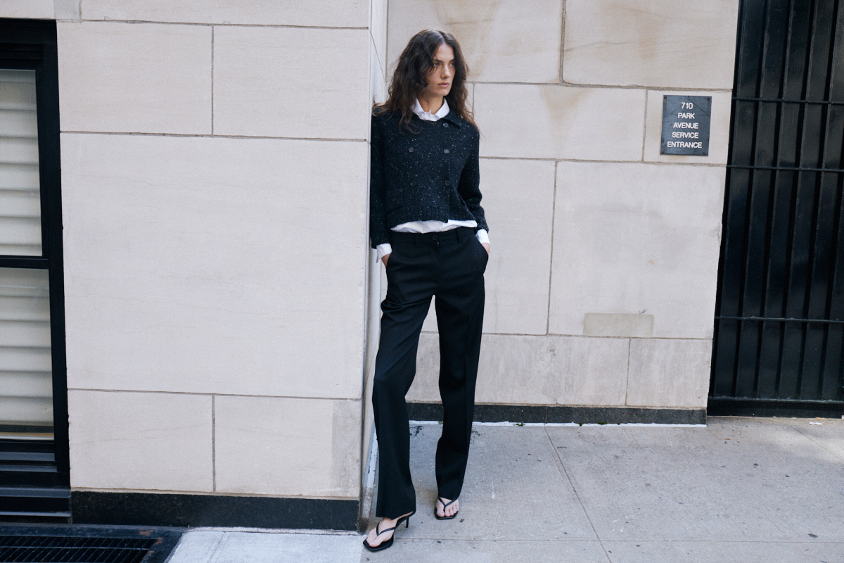 Tailored Straight Fit Trouser_Black