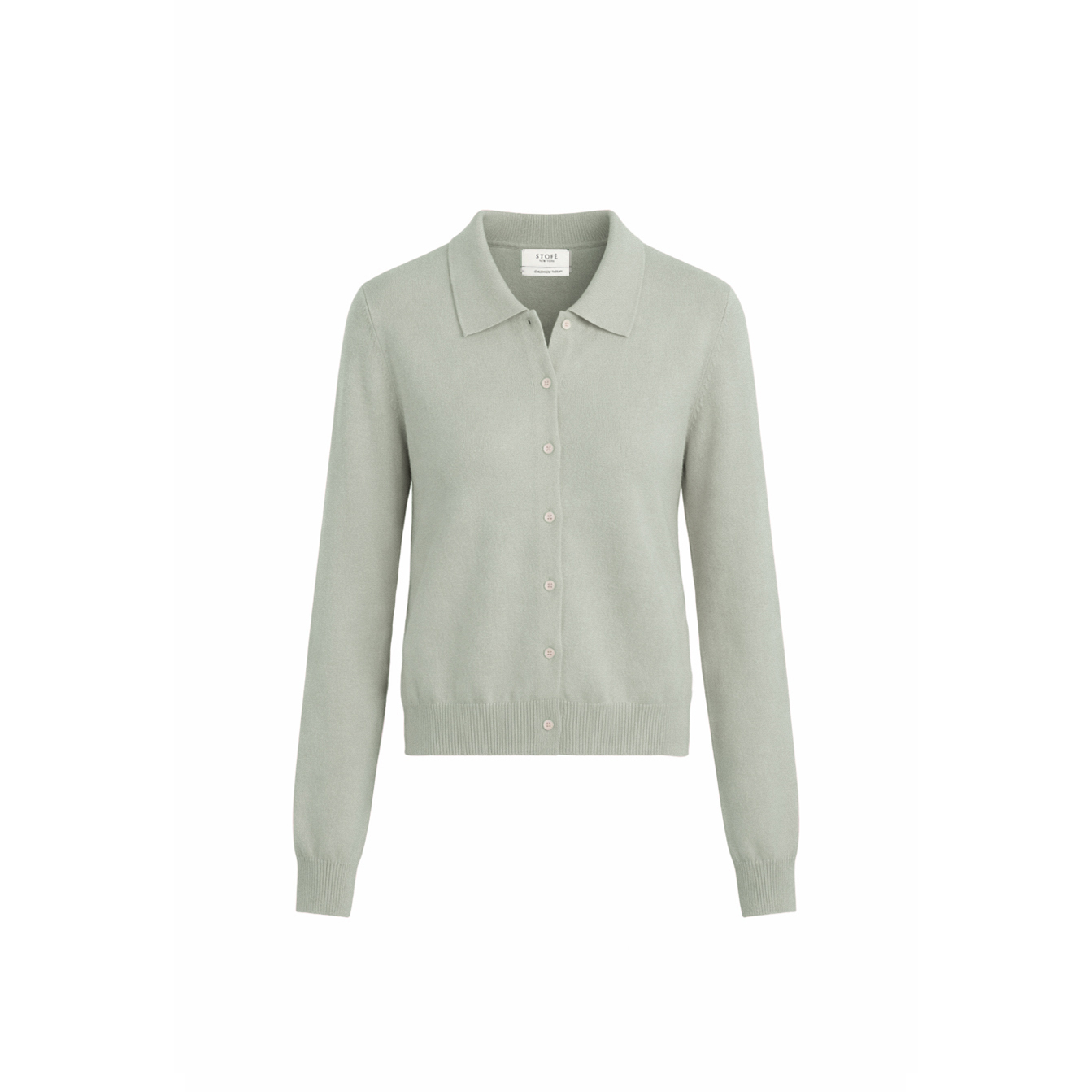100% Pure Cashmere Shirt Cardigan_4 Colors