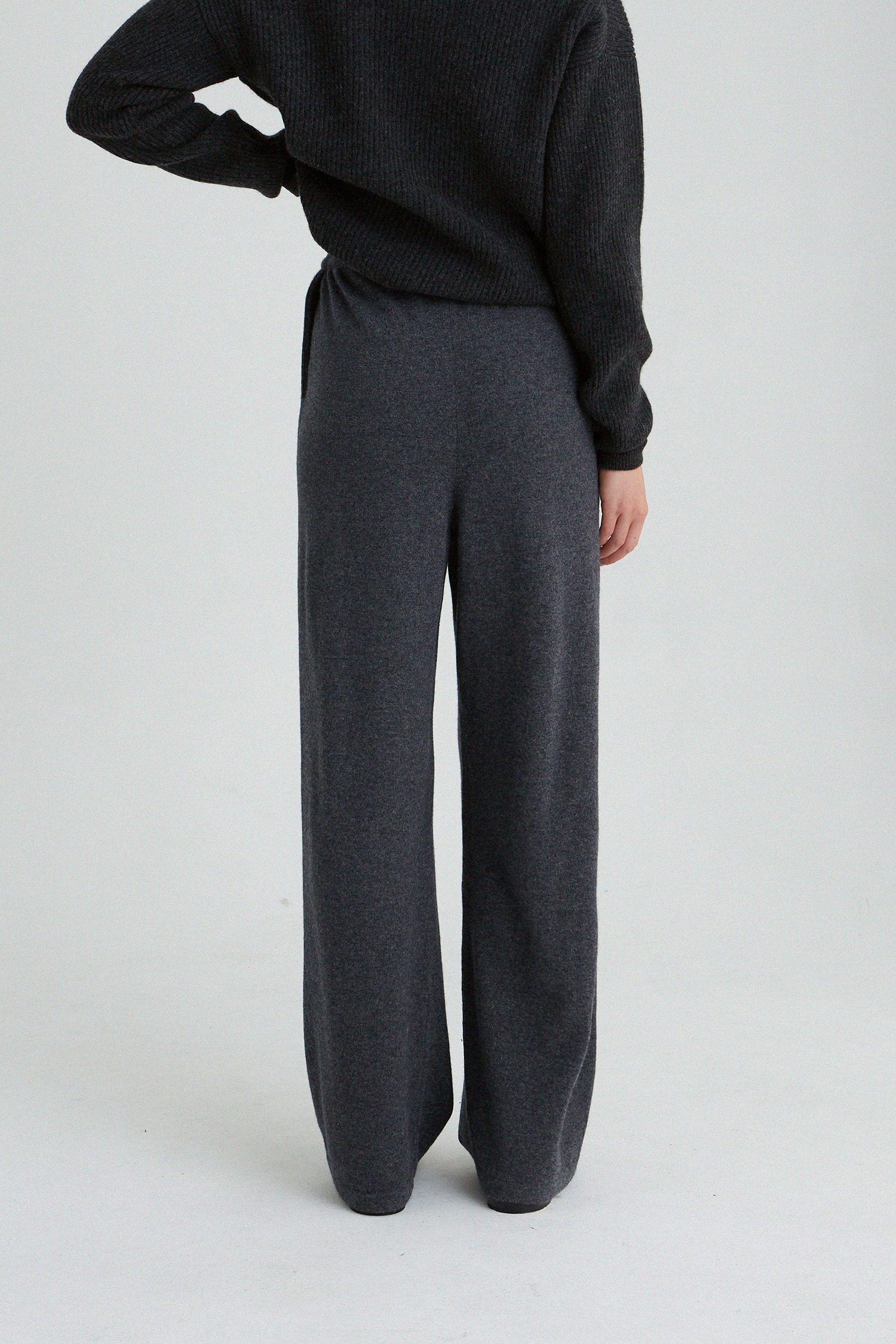 [4th] Knit trouser in Cashmere and Merino wool_3 colors