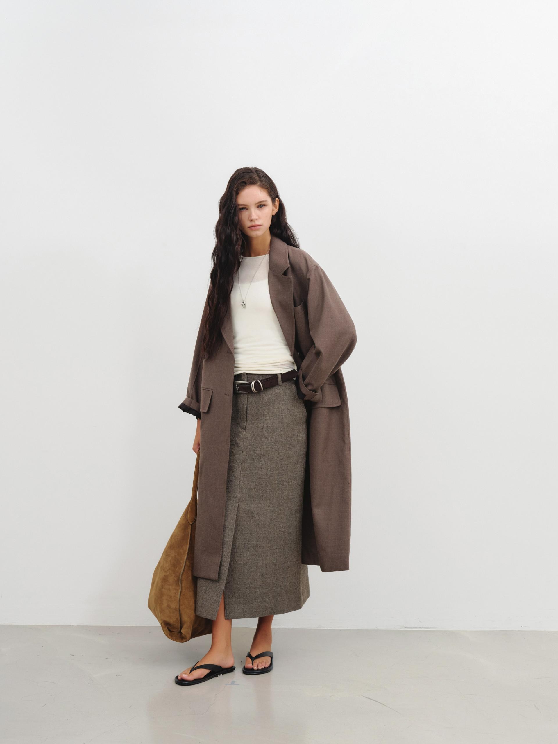 Cashmere Touch Long Sleeve T shirt_Cream