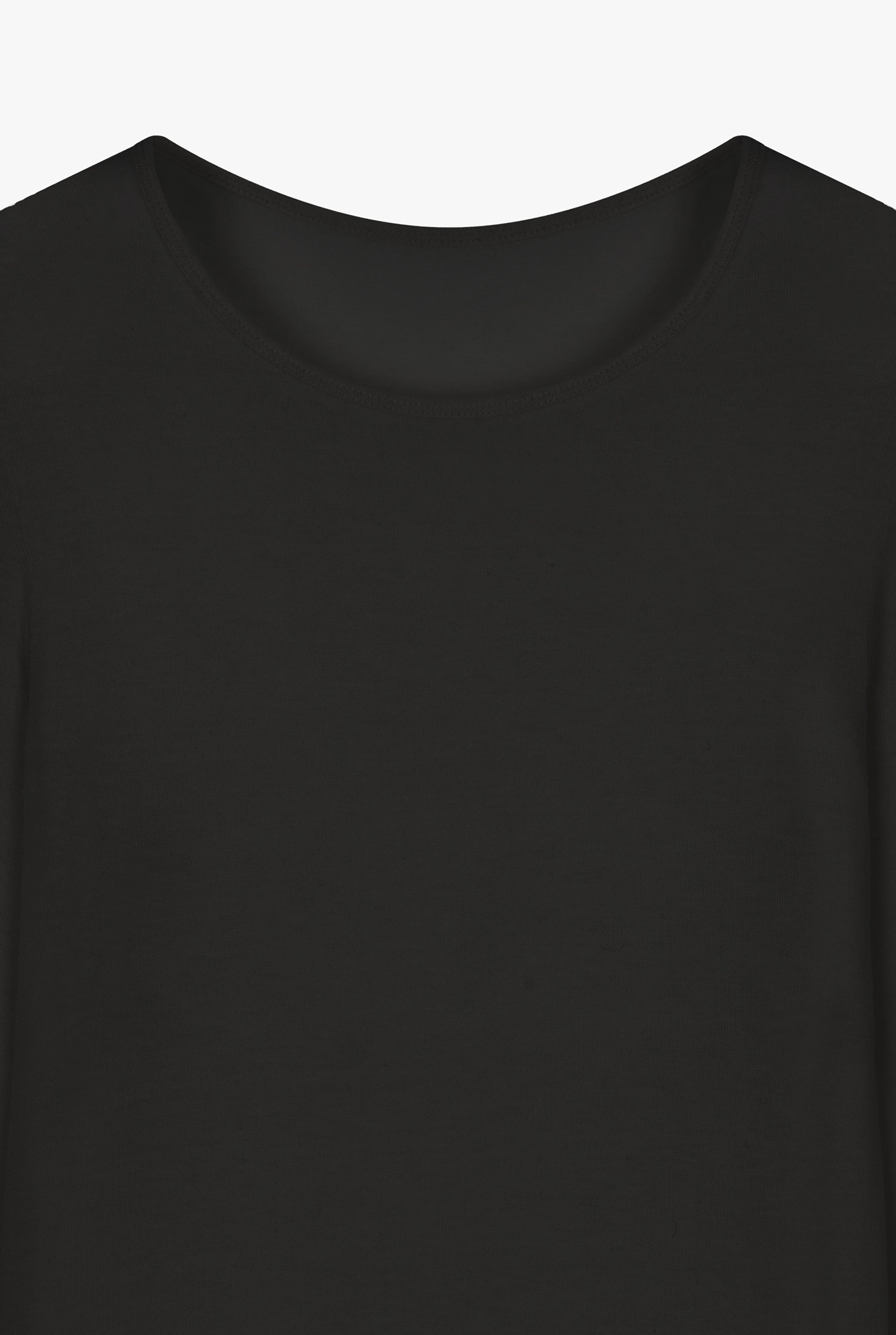 Cashmere Touch Long Sleeve T shirt_Cream