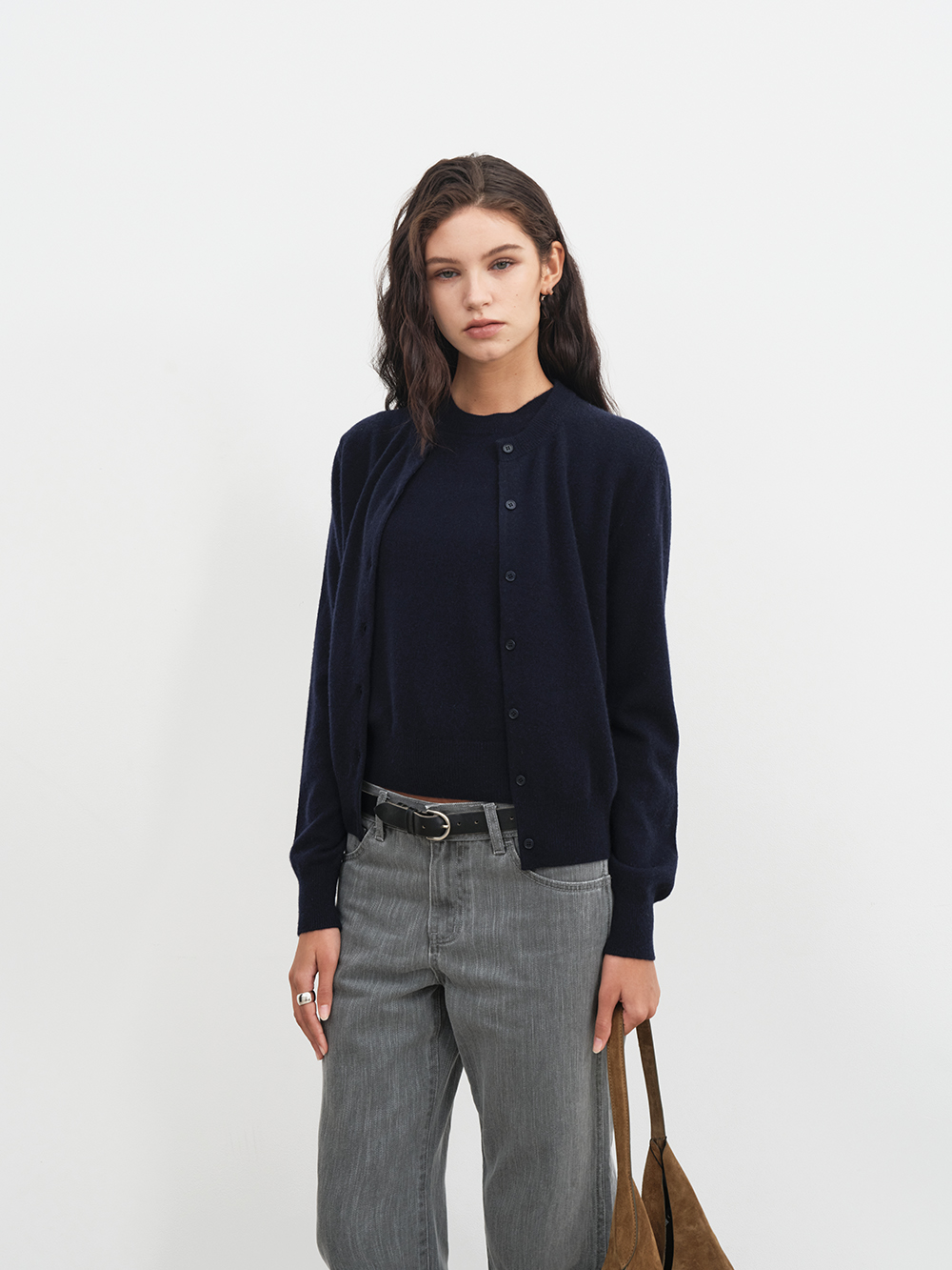 [9th] 100% Pure Cashmere Signature Cardigan_5 colors