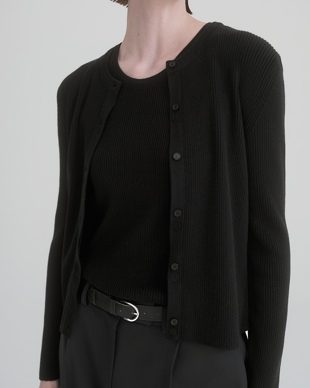 Silk Touch Ribbed Knit Cardigan in 3 colors