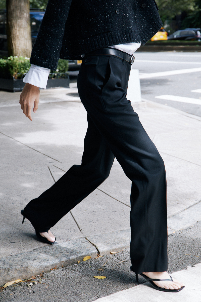 Tailored Straight Fit Trouser_Black