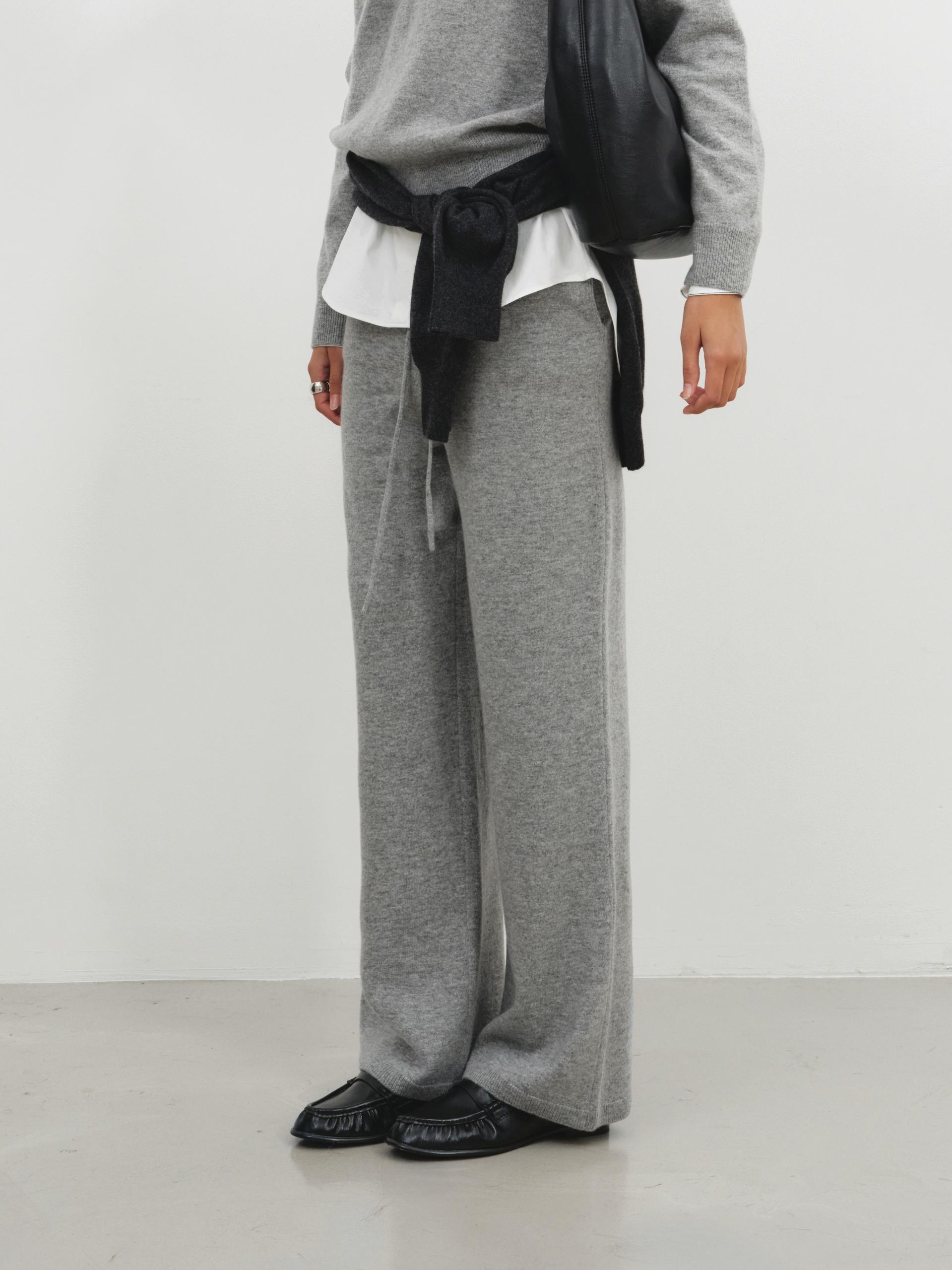 [4th] Knit trouser in Cashmere and Merino wool_3 colors