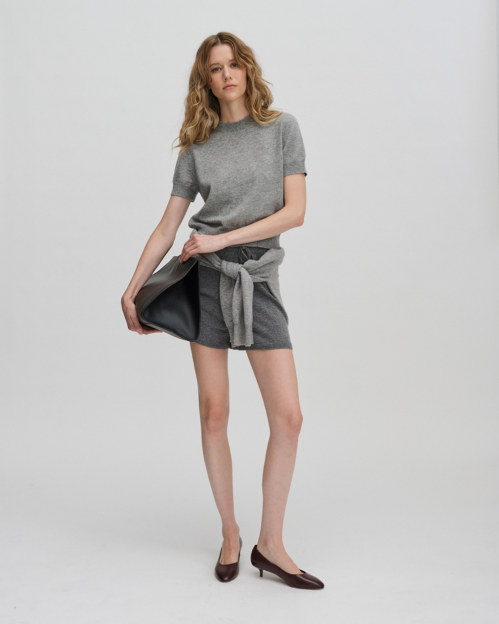[9th] 100% Pure Cashmere Signature Crewneck Sweater_5 colors