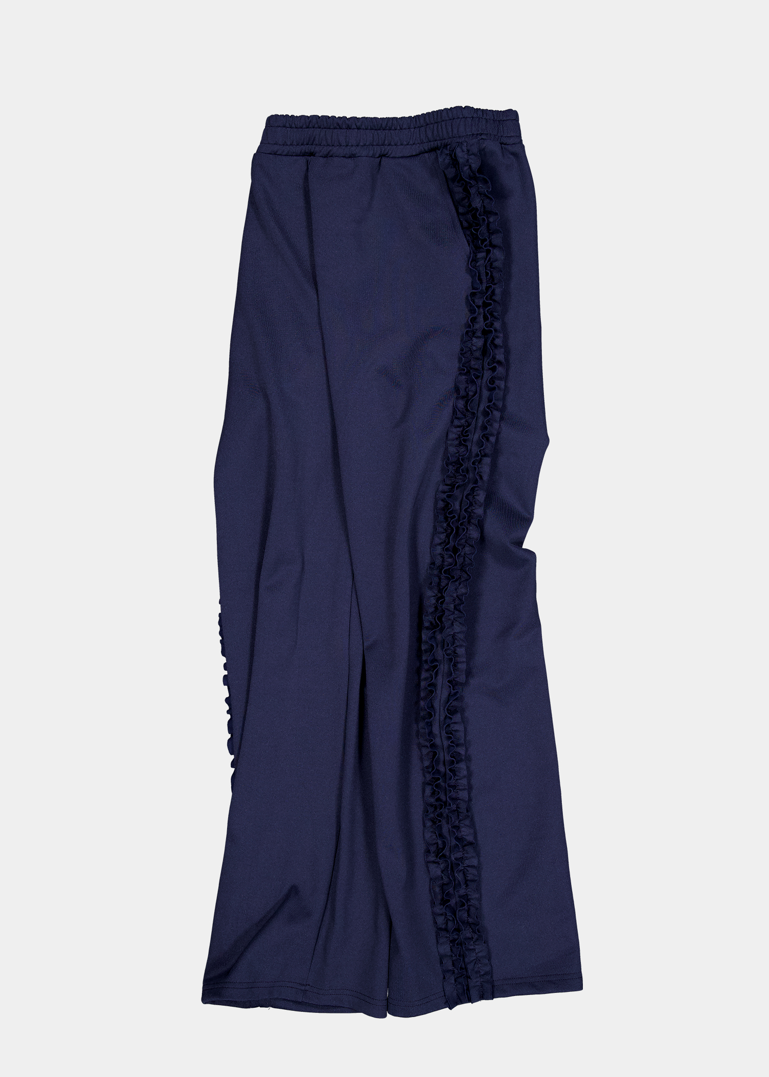 韓国商品/SAENGINSTUDIO RUFFLE TRACK PANTS RUFFLE TRACK PANTS - NAVY - 감도 깊은 취향 셀렉트샵 29CM