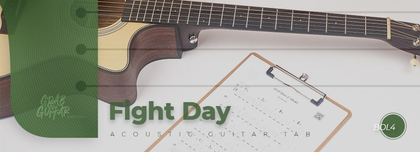 Fight Day by BOL4 guitar tab