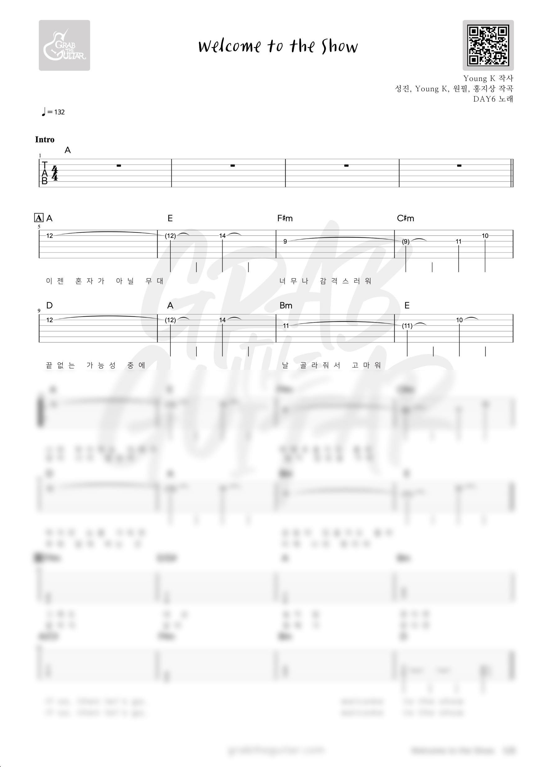 Welcome to the Show, DAY6, 데이식스