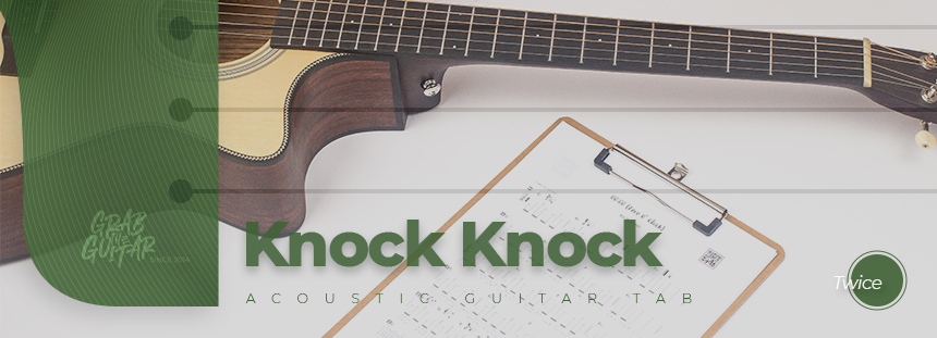 KNOCK KNOCK by TWICE guitar tab