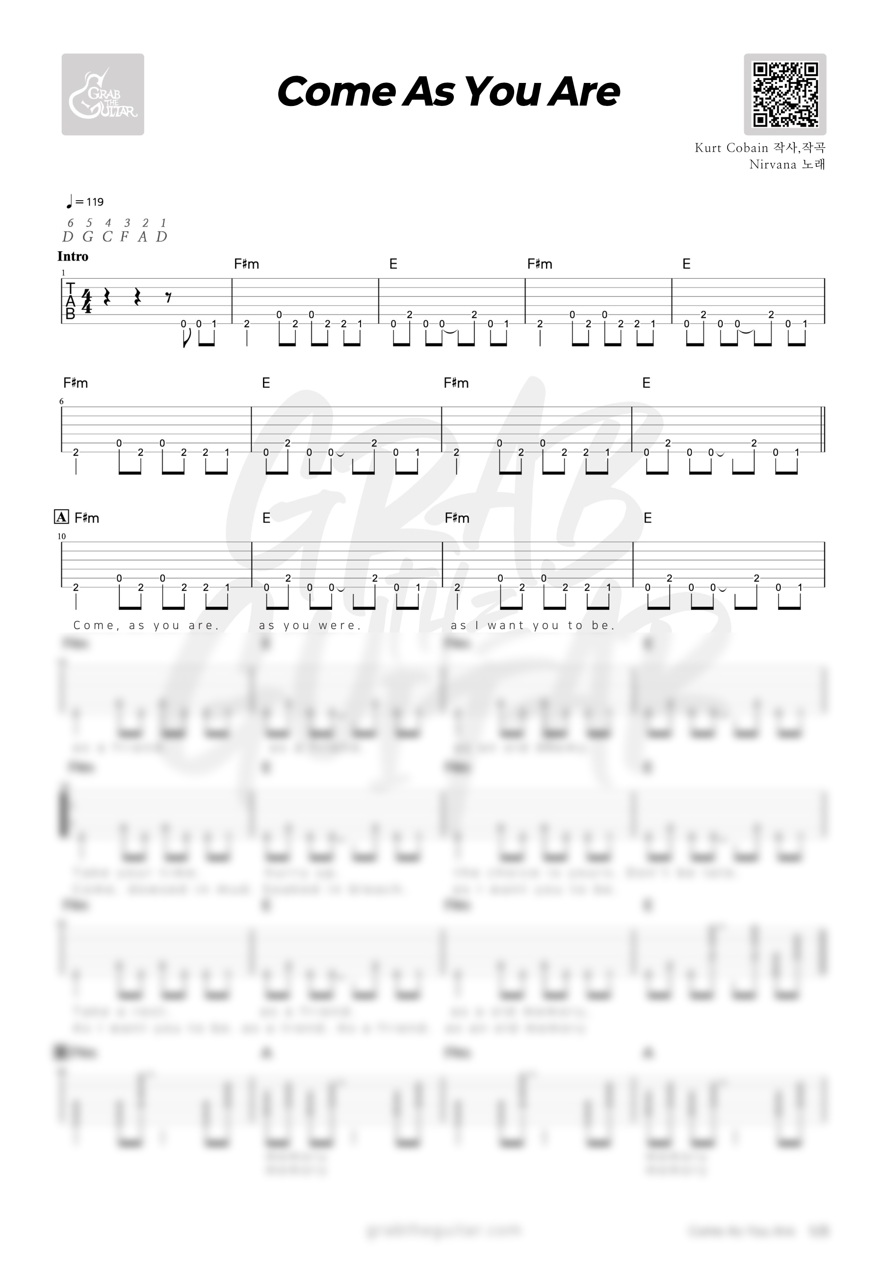 Come As You Are, Nirvana, 너바나