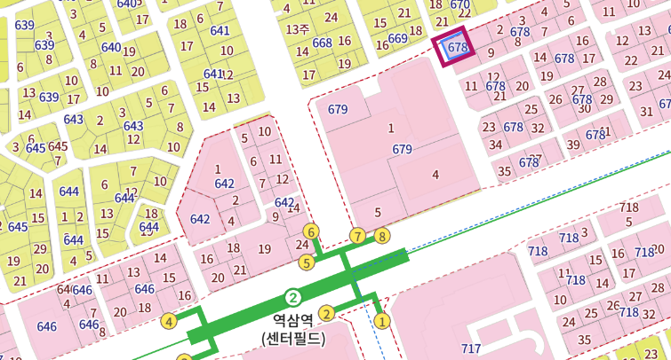 강남구 역삼동 678번지 (테헤란로27길 18) 삼정빌딩 상업용 분석 리포트