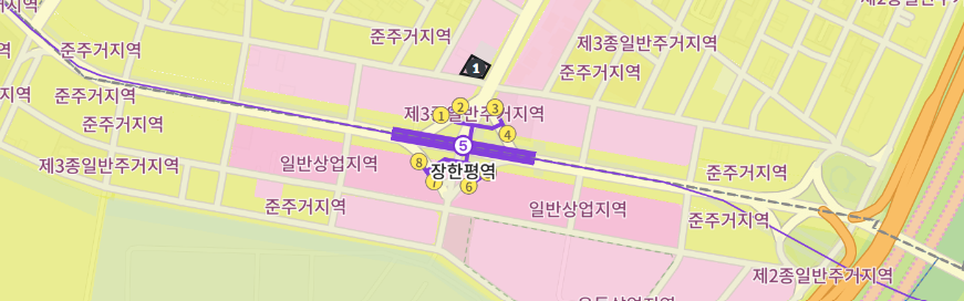 장안평역 초역세권 대로변 상업지구, 재개발 잠재력을 품은 투자가치의 블루칩